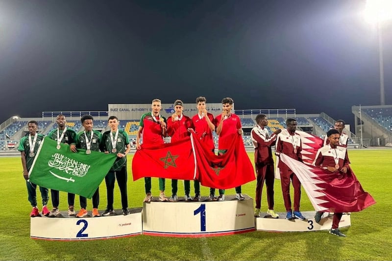 ألعاب القوى المغربية تتألق في مصر