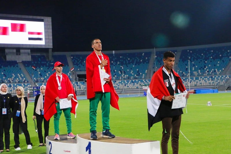 الراوي يتألق في البطولة العربية للقوى