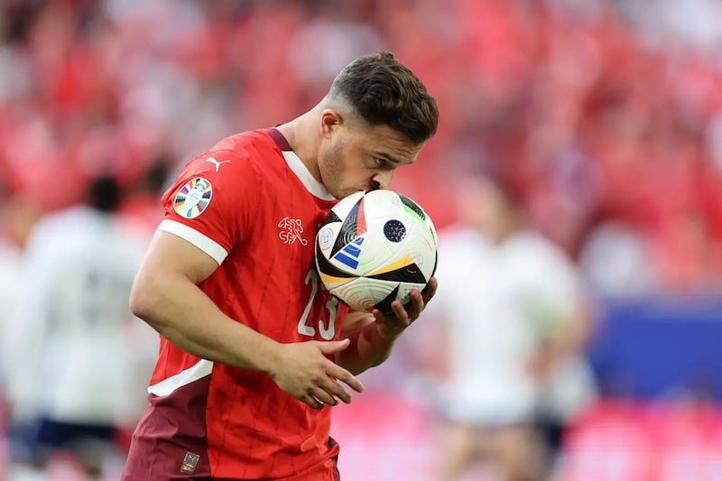 السويسري شاكيري يختم اللعب الدولي