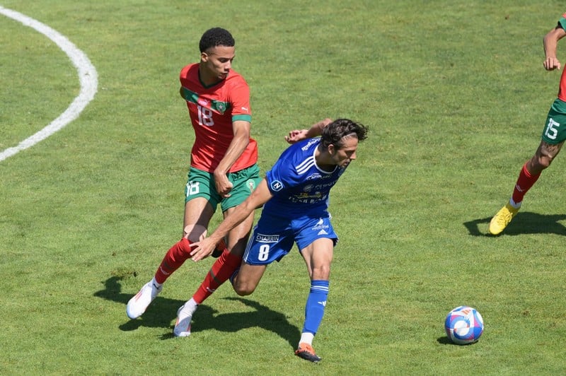 المنتخب الأولمبي يفوز على فريق فرنسي المنتخب الأولمبي يفوز على فريق فرنسي