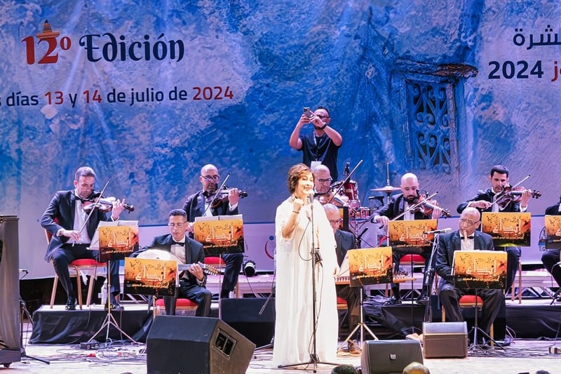 الفنانة أميمة الخليل تغني في شفشاون الفنانة أميمة الخليل تغني في شفشاون