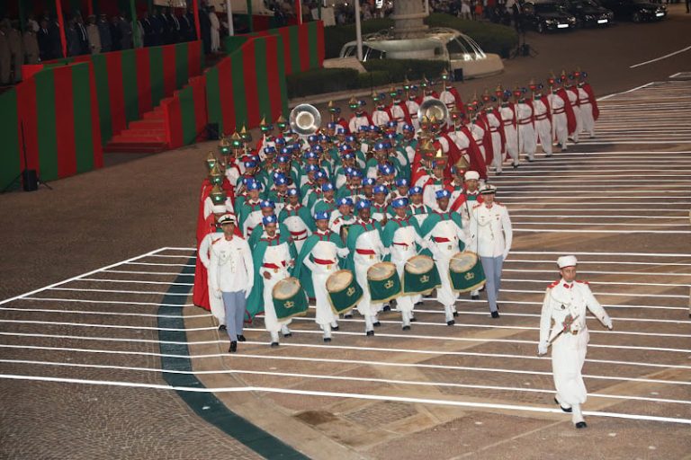 موسيقى عسكرية تحتفي بعيد العرش