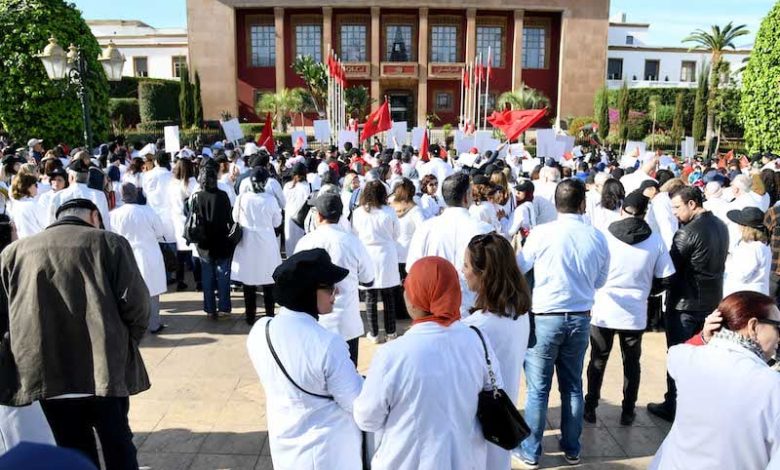 مهنيو الصحة  في إضراب وطني ليومين في جميع المؤسسات الصحية العمومية