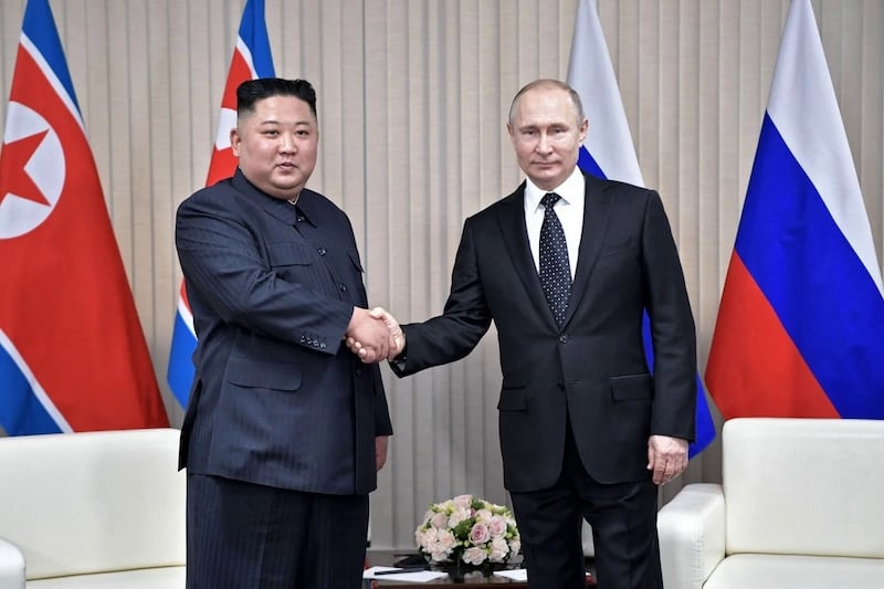 بوتين وكيم يفعّلان الاتفاقية الدفاعية بوتين وكيم يفعّلان الاتفاقية الدفاعية