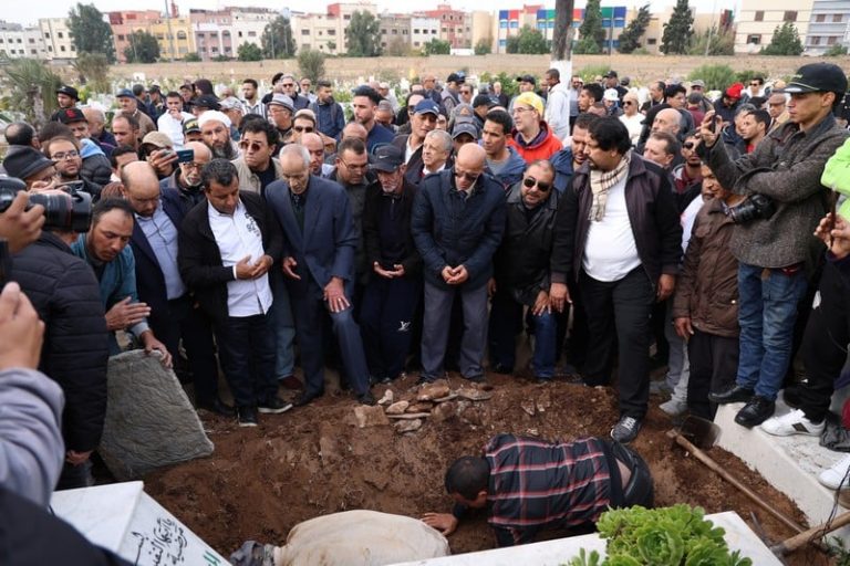 جثمان محمد الخلفي يوارى الثرى بالبيضاء
