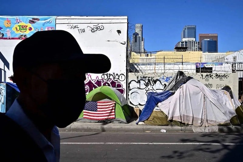 عدد المشردين يزيد بـ18% في أمريكا عدد المشردين يزيد بـ18% في أمريكا