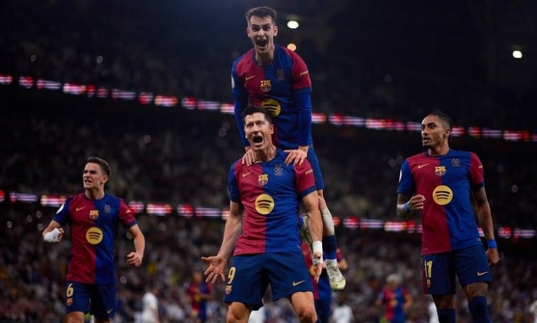 البارصا تكتسح ريال مدريد في جدة البارصا تكتسح ريال مدريد في جدة