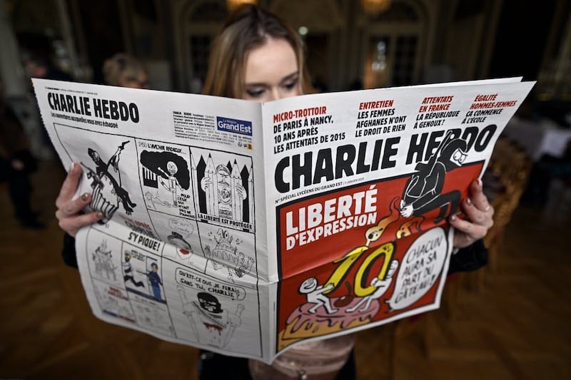 الفرنسيون يؤيدون "حرية الكاريكاتير" الفرنسيون يؤيدون "حرية الكاريكاتير"