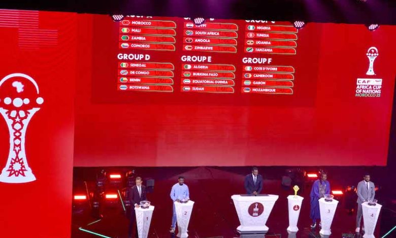 قرعة كأس إفريقيا .. مجموعة المغرب تشمل مالي وزامبيا وجزر القمر