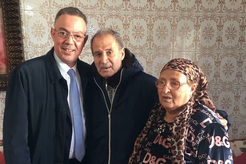 لقجع في زيارة إنسانية لأحمد فراس