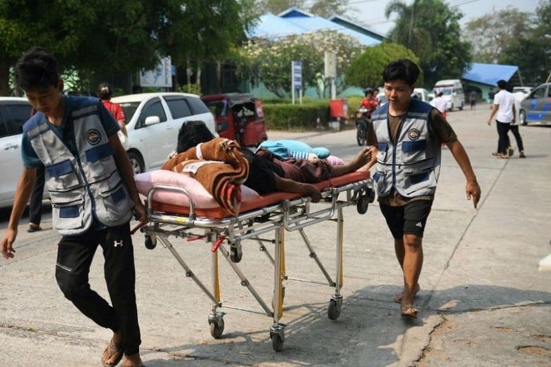 144 قتيلا جراء الزلزال في ميانمار