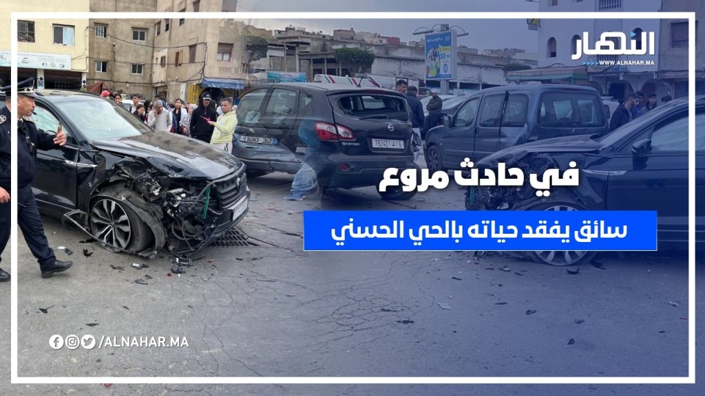 سكتة قلبية تنهي حياة شخص داخل سيارته وتتسبب في حادث مروع