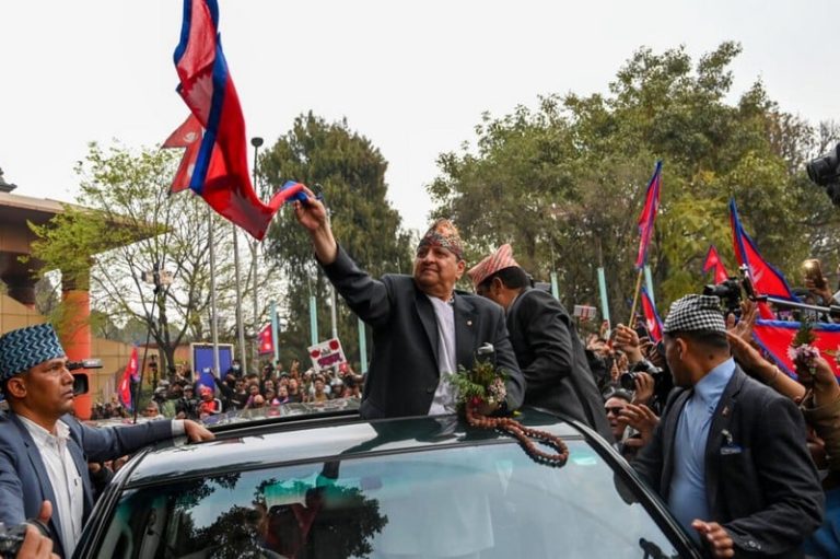 احتجاج يطالب بالملكية في نيبال