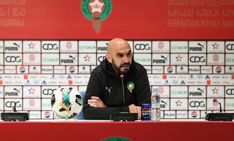 الركراكي: نريد أفضل الأسماء في المنتخب .. ونعمل على إقناع بوعدي الركراكي: نريد أفضل الأسماء في المنتخب .. ونعمل على إقناع بوعدي