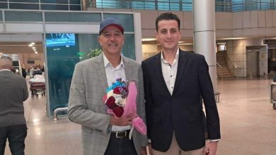 بيراميدز يستقبل بعثة الجيش بالورد