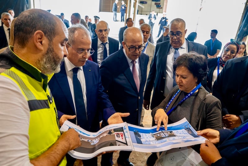 البواري يتفقد تهيئة معرض الفلاحة