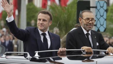 ماكرون يتفاعل مع إطلاق
