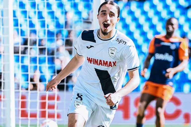 ياسين كيشطة يهز شباك مونبوليي