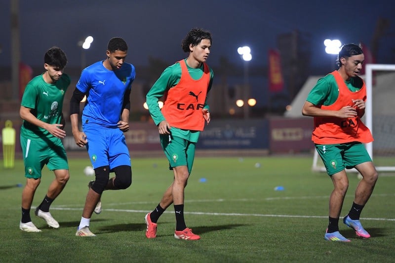 "الأشبال" يتدربون تحضيرا لنيجيريا