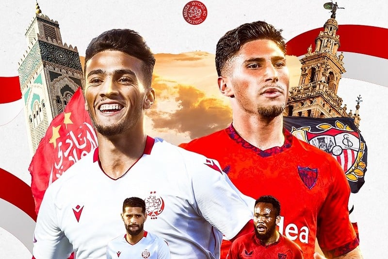 الوداد يعلن مواجهة إشبيلية وديا