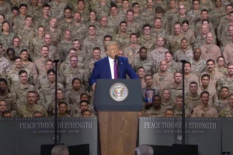 ترامب: قطر ستستثمر في قاعدة العديد ترامب: قطر ستستثمر في قاعدة العديد