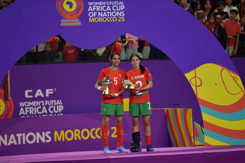 جائزتان لمغربيات "كان الفوتسال"