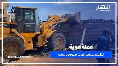 باشا الحي الحسني يقود حملة قوية ويُسخّر "الطراكس" لهدم عشوائيات سوق دلاس
