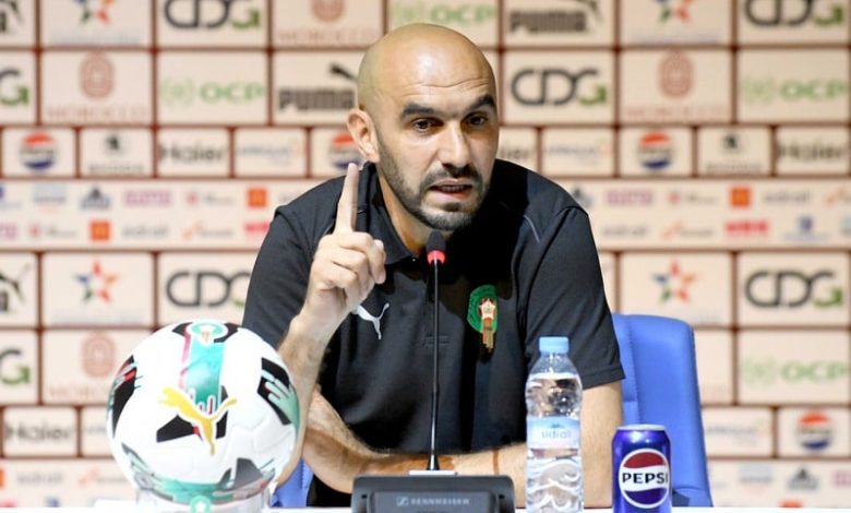 الركراكي: الإصابات فرصة لاختبار وجوه جديدة في المنتخب المغربي