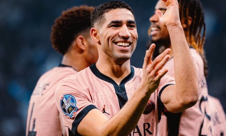 حكيمي في التشكيل المثالي الأوروبي حكيمي في التشكيل المثالي الأوروبي