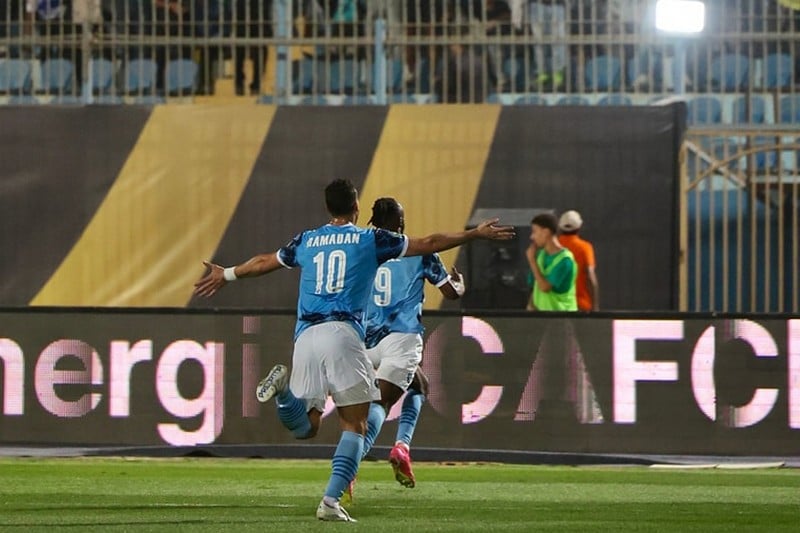 الشيبي والكرتي يتوجان بلقب دوري أبطال إفريقيا مع "بيراميدز" المصري