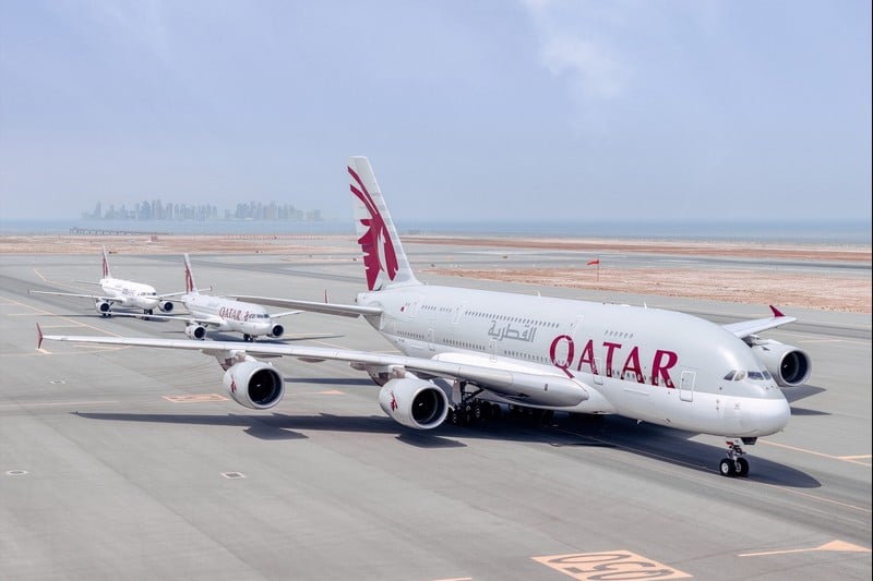 قطر تعلن تعليق الملاحة الجوية