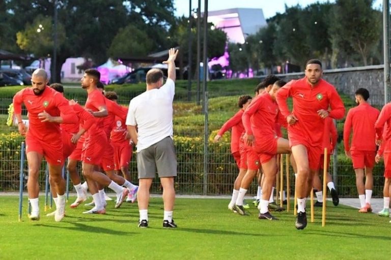 أجواء حماسية بتداريب أسود الأطلس