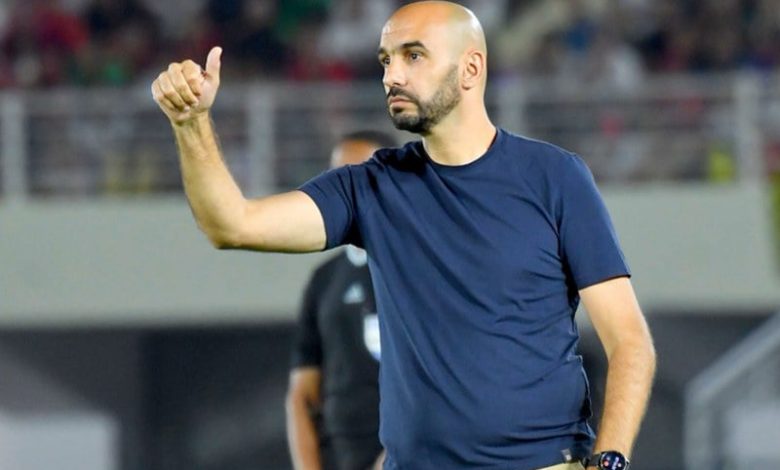 الركراكي: مواجهة بنين لم تكن سهلة