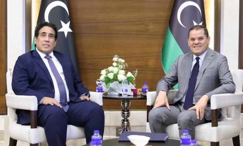 المنفي والدبيبة يبحثان أولويات ليبيا المنفي والدبيبة يبحثان أولويات ليبيا