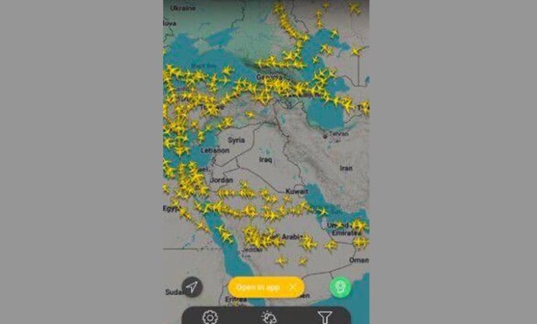 شركات الطيران تتجنب الشرق الأوسط شركات الطيران تتجنب الشرق الأوسط