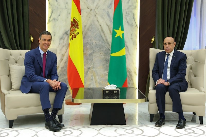 سانشيز يشيد بالمهجرين في موريتانيا