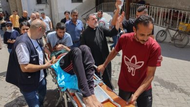 إصابات في قصف كنيسة بقطاع غزة