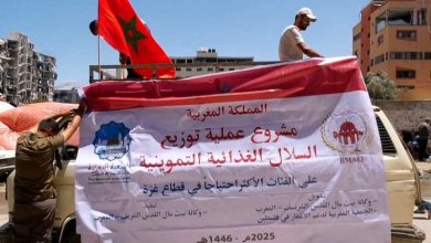 بيت مال القدس يوزع أغذية في غزة