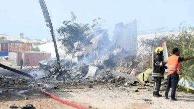 ثلاثة قتلى في تحطم مروحية بمقديشو