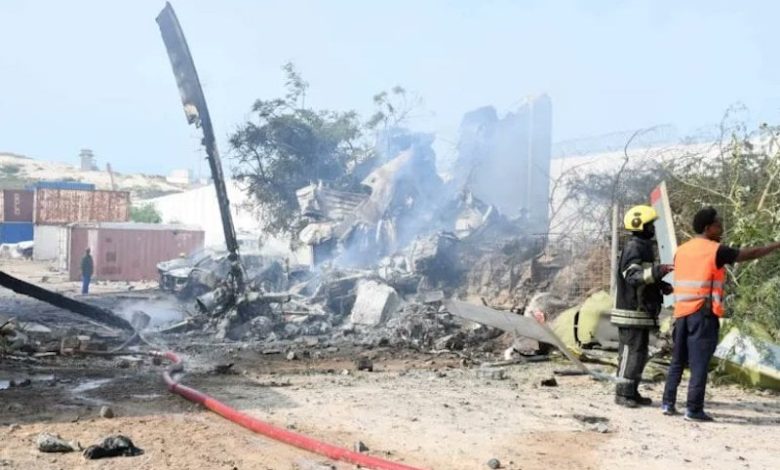 ثلاثة قتلى في تحطم مروحية بمقديشو