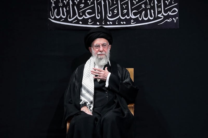 خامنئي: هدف الحرب إسقاط النظام