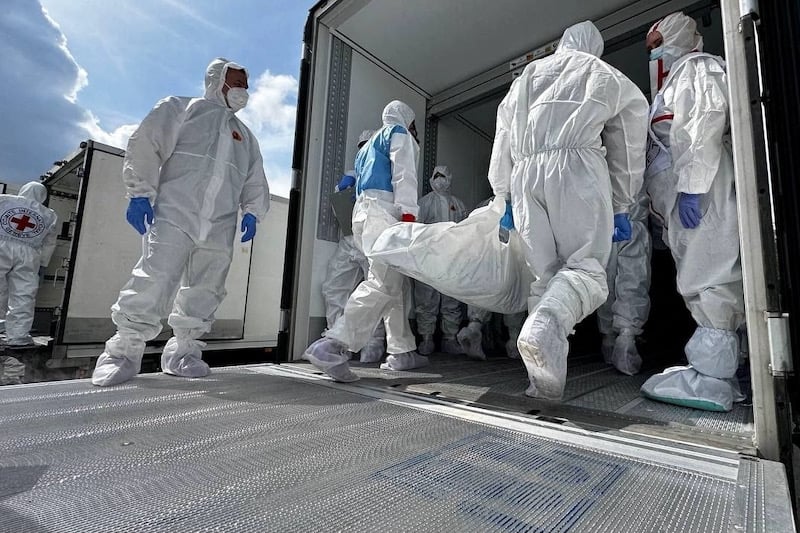 روسيا تسلّم أوكرانيا جثث ألف جندي روسيا تسلّم أوكرانيا جثث ألف جندي