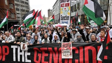 آلاف الأستراليين يهتفون فلسطين حرة