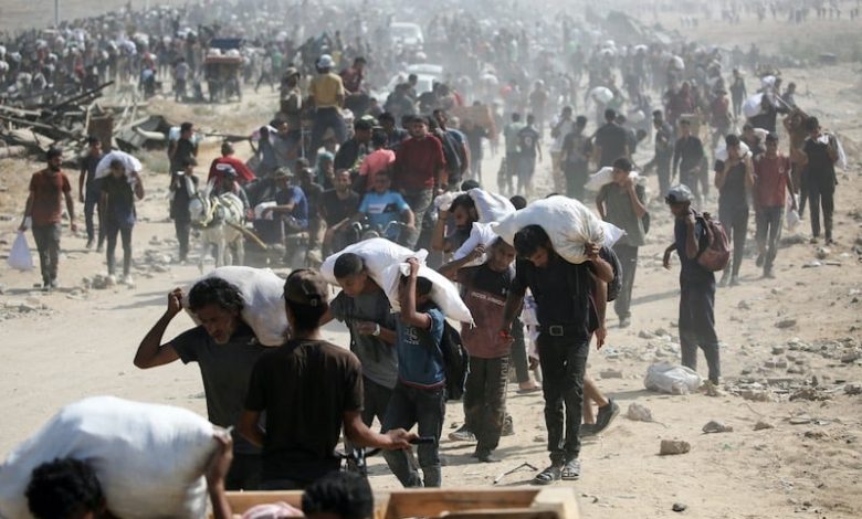 الفوضى تعيق المساعدات في غزة الفوضى تعيق المساعدات في غزة