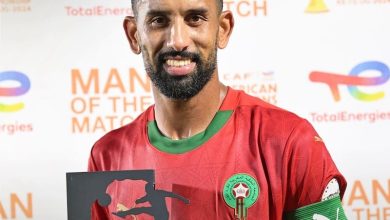 حريمات أفضل لاعب في لقاء أنغولا