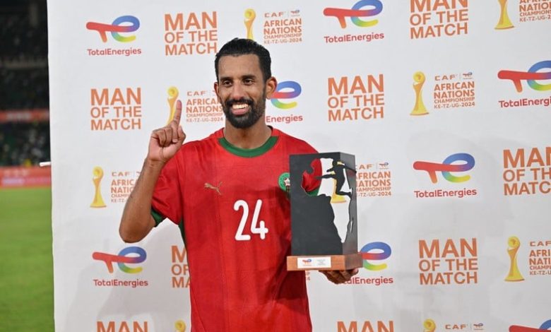 حريمات أفضل لاعب في لقاء تنزانيا حريمات أفضل لاعب في لقاء تنزانيا