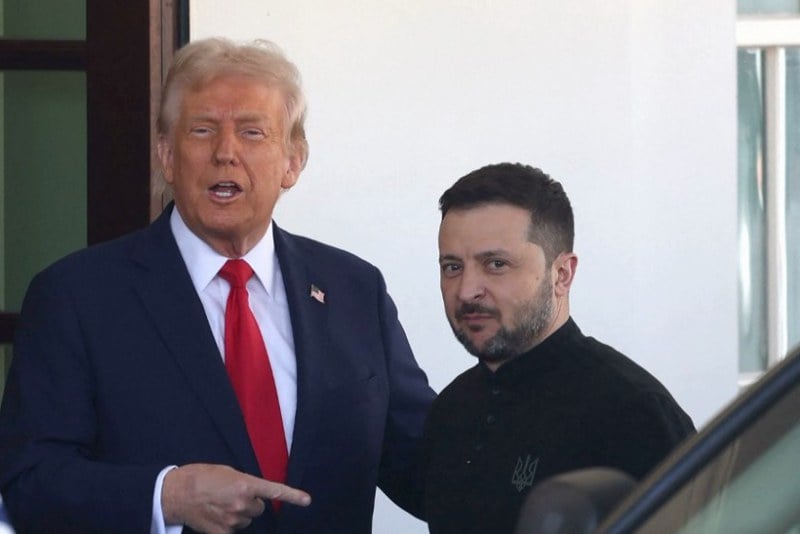 زيلينسكي يلتقي ترامب في واشنطن