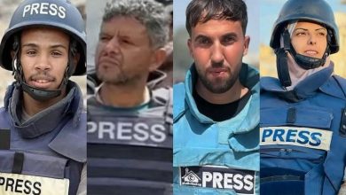 مقتل 4 صحفيين في قصف إسرائيلي