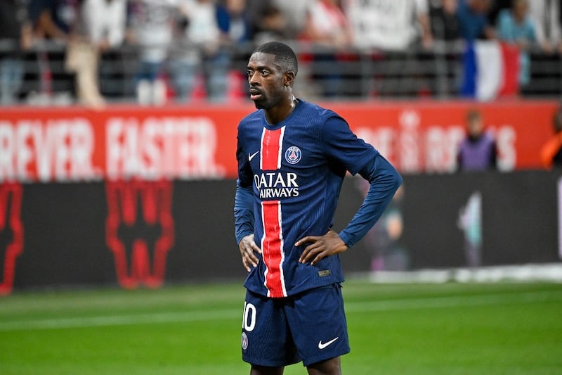ديمبيلي يبتعد عن الملاعب لأسابيع