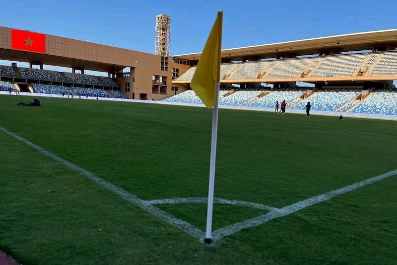 ملعب مراكش الكبير يرتدي حلة جديدة